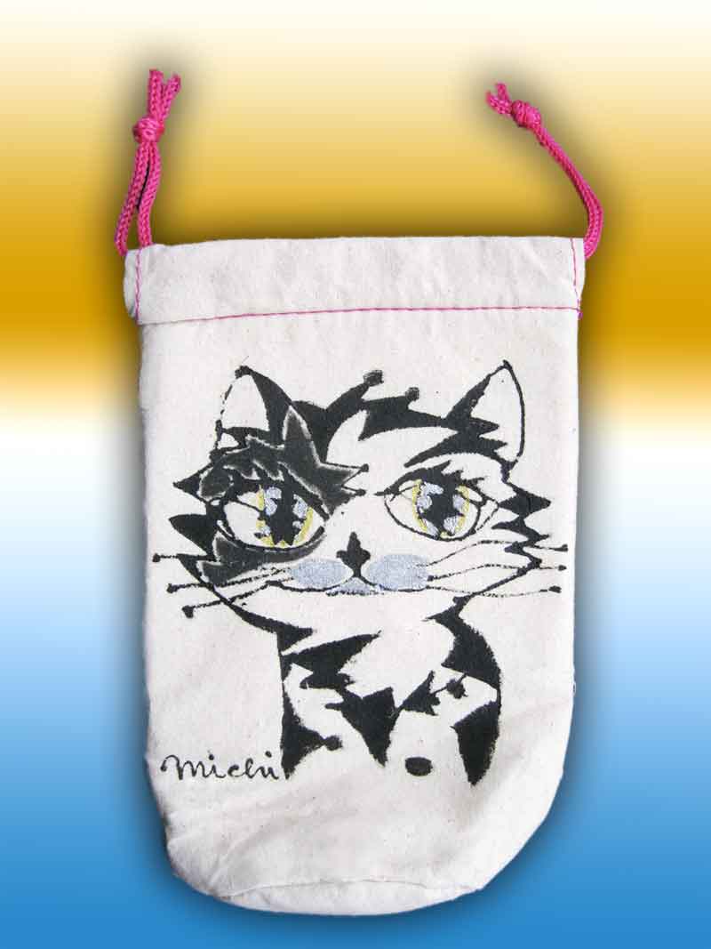cat water bottle case　この絵ペツトボトルケース