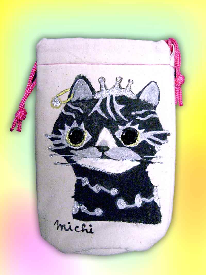 外惑星ねこの絵ペツトボトルケース 猫道 