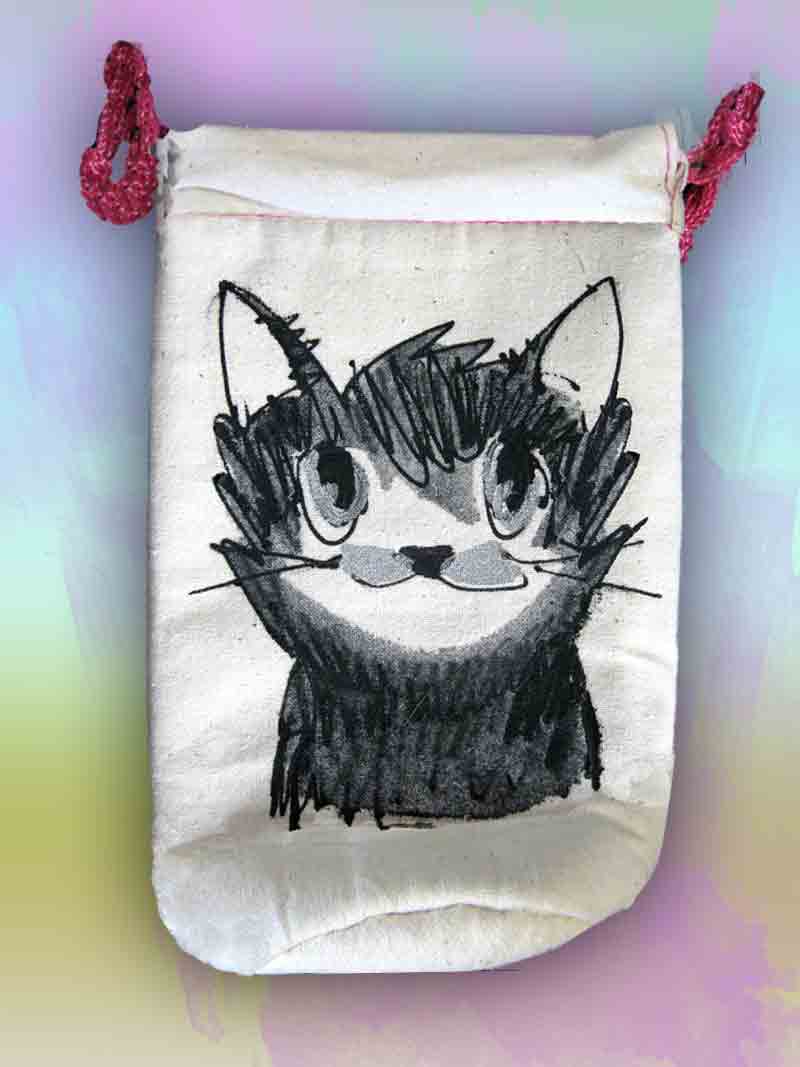 きじ猫　ネコペットボトルケース　中尾道也 